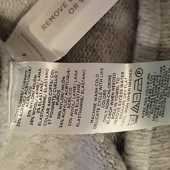 LOFT Ann Taylor XS tie up front sweater - Picture 4 of 4